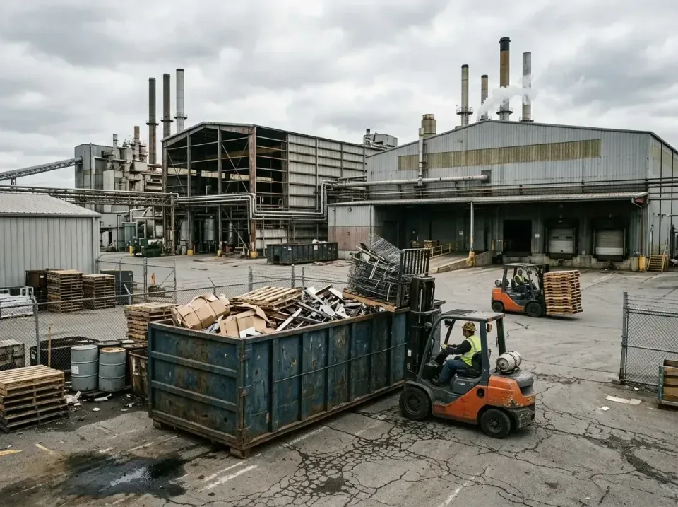 industrial-factory-scrap-conta-003 — frequently asked questions, Cheap Roll-off Dumpster Rentals in DuBois, PA